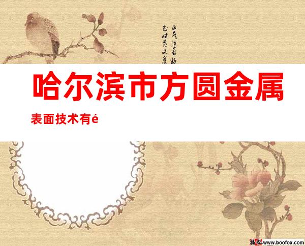 哈尔滨市方圆金属表面技术有限公司